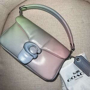 Coach Pillow Tabby 18 Shoulder Bag colorful ombré